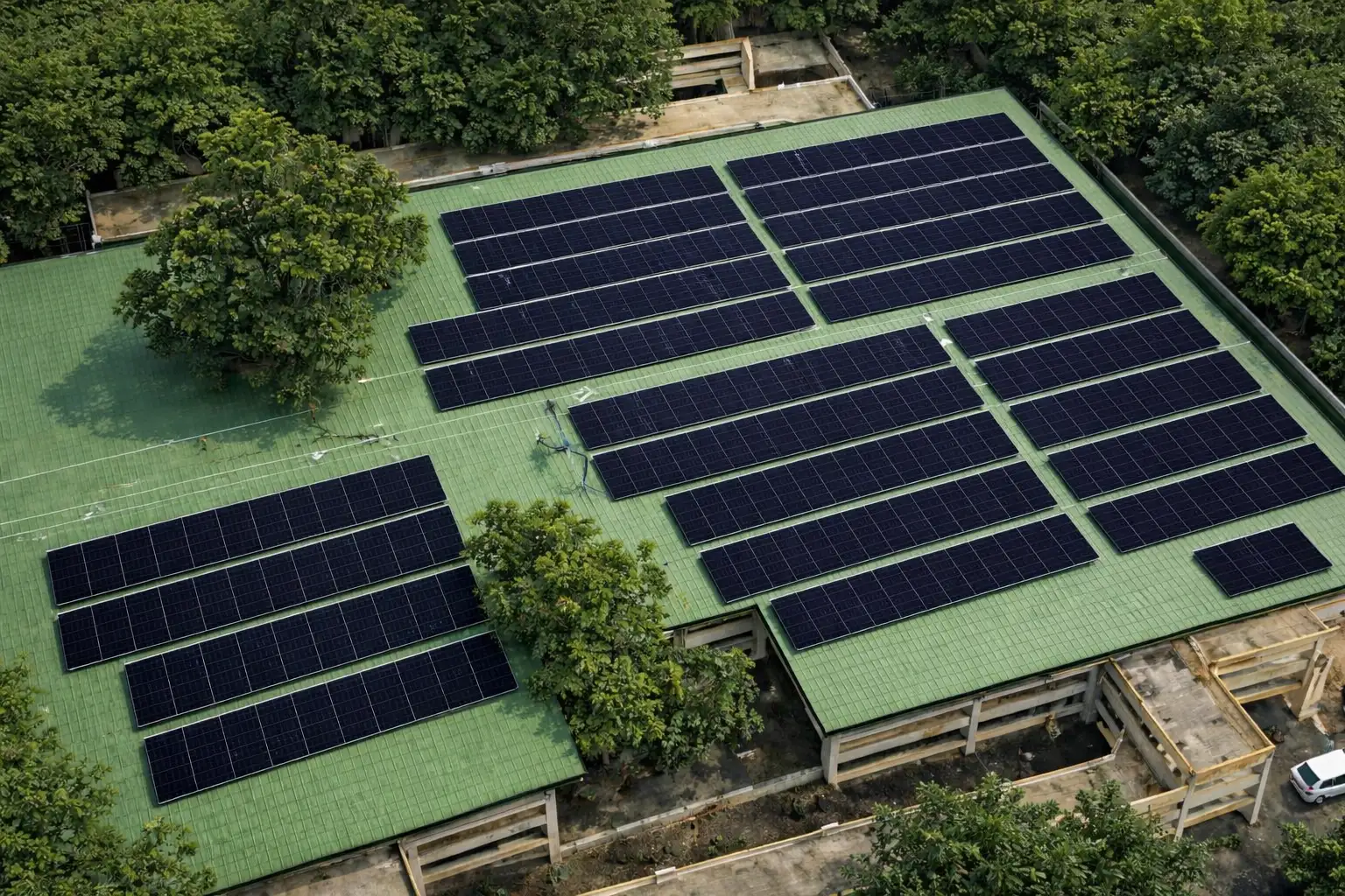 200 kWp Rooftop Solar Installation at Vikram Bhavan, Bhabha Atomic Research Centre (BARC)