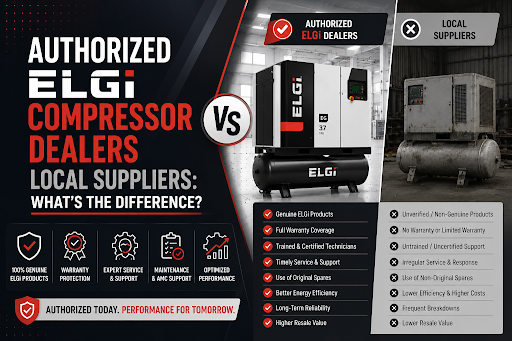 Authorized ELGi Compressor Dealers vs Local Suppliers