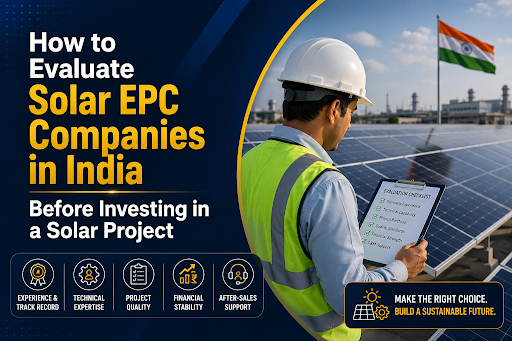 Evaluate Solar EPC Companies in India