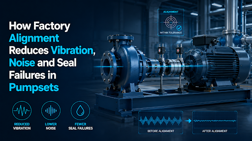 Factory Alignment Reduces Vibration, Noise and Seal Failures