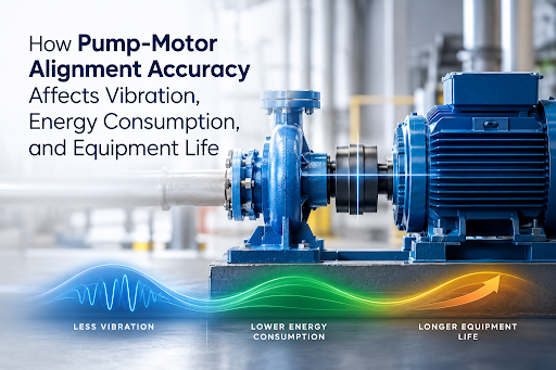 Pump-Motor Alignment Accuracy Affects Vibration